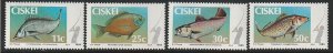 1985 South Africa - Ciskei - Sc 69-72 - MNH VF - 4 singles - Game Fish