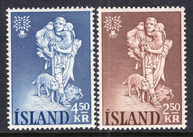 Iceland 325-326 MNH VF