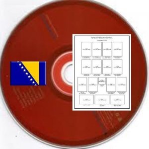BOSNIA AND HERZEGOVINA 1879-1924 PDF (DIGITAL) STAMP ALBUM PAGES