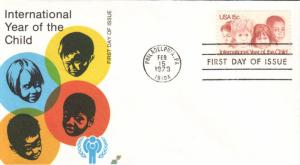 #1772 Year of the Child Spectrum FDC