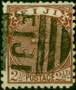 Fiji 1892 2 1/2d Chocolate SG84 Good Used