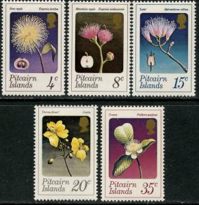 PITCAIRN IS.  Sc#130-4 1973 Flowers Mint OG LH Complete