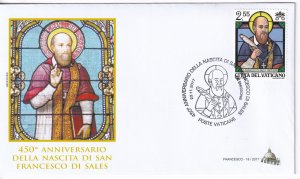 2017 - VATICAN - 450°  birth of Saint Francis de Sales - FDC