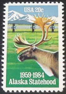 1984 20c Alaska Statehood Scott 2066 Mint NH