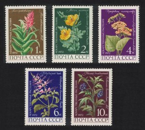 USSR Medicinal Plants 5v 1972 MNH SG#4039-4043