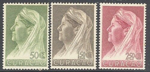 Netherlands Antilles 1936 Queen Wilhelmina set Sc# 127-43 mint 