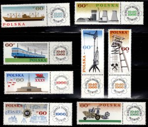 Poland Scott 1387-1394 MNH** stamp set