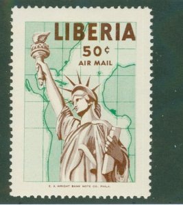 LIBERIA 355 MH BIN $0.50