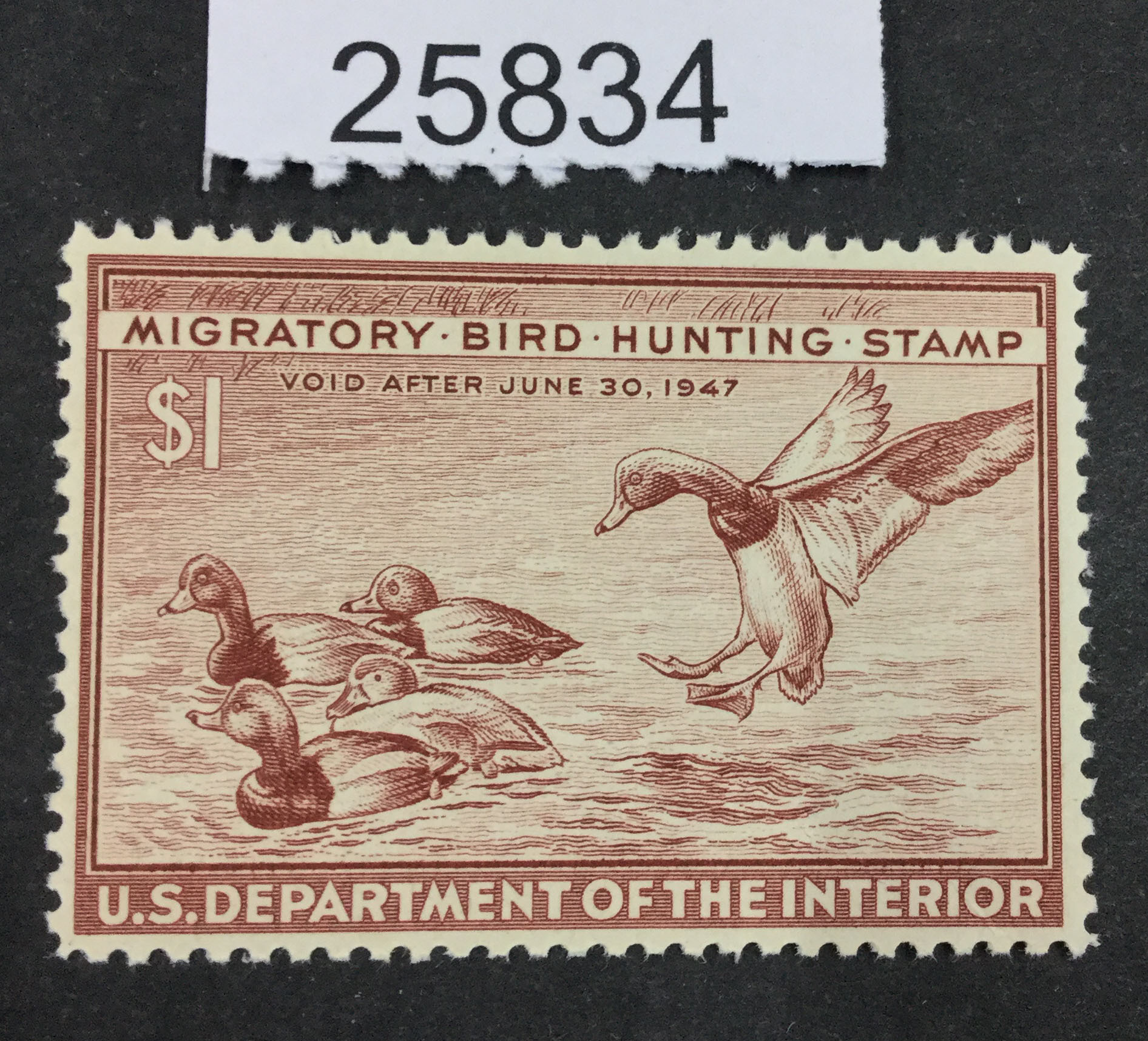 US Stamps Rw13 Mint OG NH LOT 25834 United States, Duck Stamps