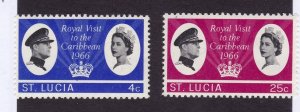 St.  Lucia       205 - 206          MNH OG