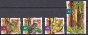 Australia, Fauna, Animals, Birds, Flowers MNH / 1996