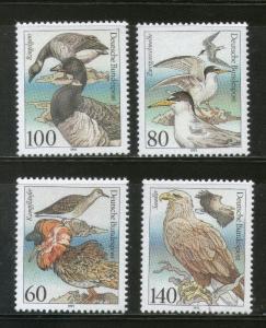 Germany 1991 Sea Birds Fauna Wildlife Sc 1649-52 MNH # 1204