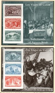 Spain Sc 2677-2682 1992 Columbus stamp sheets set mint NH