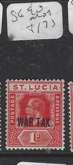 ST LUCIA  (P2905B)   KGV  WAR TAX  SG 90   MOG