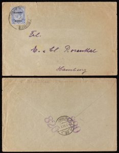 SOUTH WEST AFRICA 1924 & 26 Covers x 2 franked setting III & setting VI. Germany 