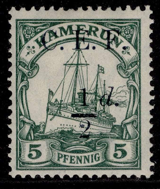 CAMEROON QEII SG B2, ½pi on 5pf green, M MINT.