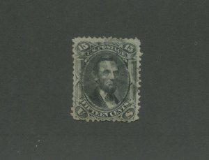 1861 United States Postage Stamp #77 Used Fine Faded Postal Cancel