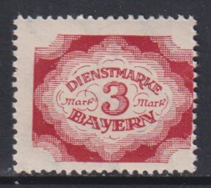 German States Bavaria  #O50 MNH 1920 official stamps 3m