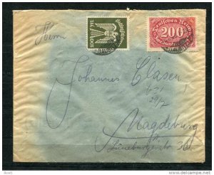 Germany 1923 Cover to Magdeburg