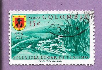 Colombia Used Stamp Scott C405 #2