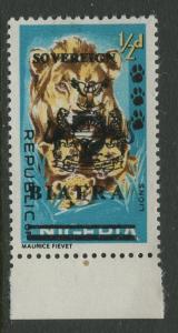 Biafra - Scott 4 - Definitive Overprint Issue-1968 - MLH - Single 1/2p Stamp