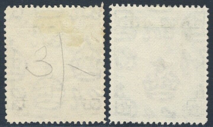 BAHAMAS 1931-46 SC 90-91 VF V Light Cancels! 2/- and 3/- cv $16.00  *Bay Stamps*