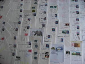 Canada batch of 65 POCON cancel covers, all over the country!! See pictures!