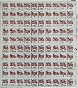 2881 OLD GLORY Sheet of 100 G Rate US FC Stamps (Black G on White) MNH 1994