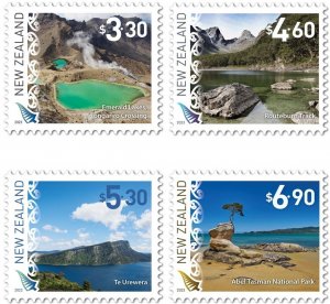 New Zealand 2023 MNH Stamps Scott 3084-3087 Definitives Landscapes Lake Mountain