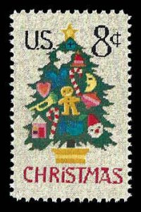 PCBstamps   US #1508 8c Christmas - Needlepoint, MNH, (21)