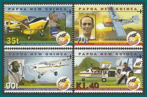 Papua New Guinea 2001 Mission Aviation, MNH #1001-1004,SG896-SG899