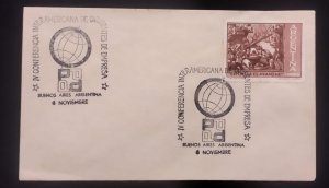 C) 1976. ARGENTINA. FDC. IV INTER-AMERICAN CONFERENCE OF BUSINESS LEADERS. XF