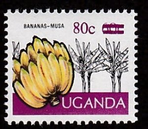 Uganda # 175, Crop - Banana Stamp Surcharged, Mint NH