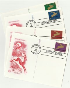 Scott# UX357-30 Artcraft FDC Picture Postal Cards