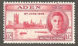 Aden (1946) - Scott # 28,  MH