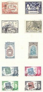 BARBADOS GVI 3 commem sets used.............................................9454