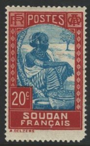 French Sudan Sc#68 MH