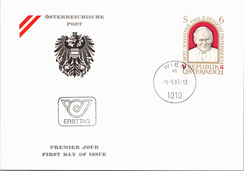 Austria, Worldwide First Day Cover