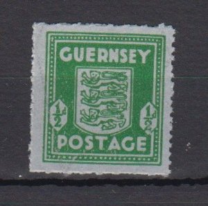 Guernsey 1942 ½d Arms  unmounted mint NHM Shade - Green Banknote paper