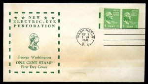 U.S. Scott 804 (2) Electric Eye FDC Post Marked in Washington, DC