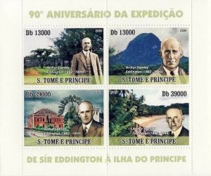 S. TOME & PRINCIPE 2009 - Sir Arthur Stanley Eddington (1882-1944)