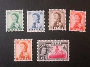 Fiji 1959 Sc 163-168 MH