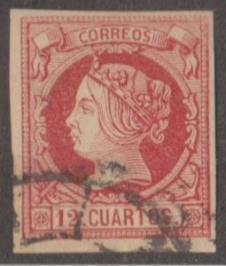 Spain Scott #51 Stamp - Used Single