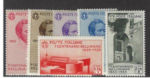 Italy SC#349-354 MNH F-VF SCV$460.00....Great Opportunity!!