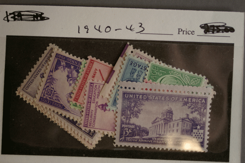 United States #894-908 Set MNH 1940-1943