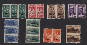 South West Africa 1942 Sc 144-51 MH