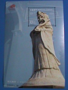 MACAU STAMP-2000- SC#1036-MODERN SCULPTURE II -MINT-NH S/S SHEET