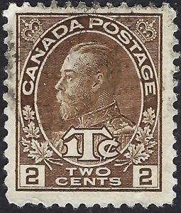 Canada #MR4 2¢ +1¢ War Tax - King George V (1916). Fine centering. Used.