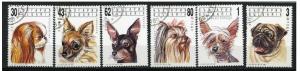 Bulgaria 1991 - Scott 3635 .. 3640 set of 6 CTO - Dogs 