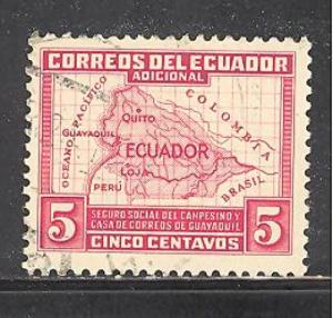Ecuador Sc # RA41 used